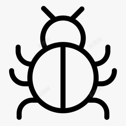 错误计算昆虫图标svg_新图网 https://ixintu.com 安全 昆虫 计算 错误 问题