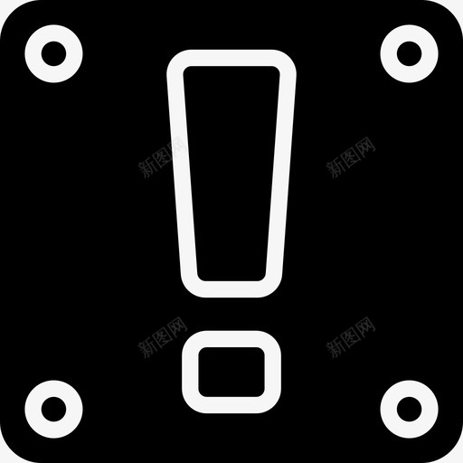 警报框游戏视频图标svg_新图网 https://ixintu.com 游戏 视频 视频游戏 警报框