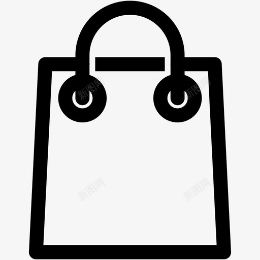 购物袋商场采购图标svg_新图网 https://ixintu.com 商场 商店 购物袋 采购