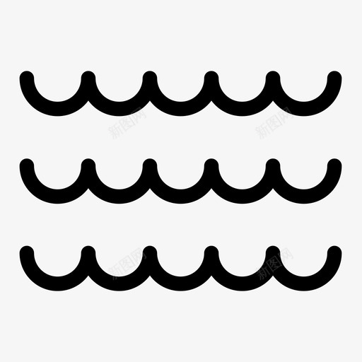水海图标svg_新图网 https://ixintu.com 水 海