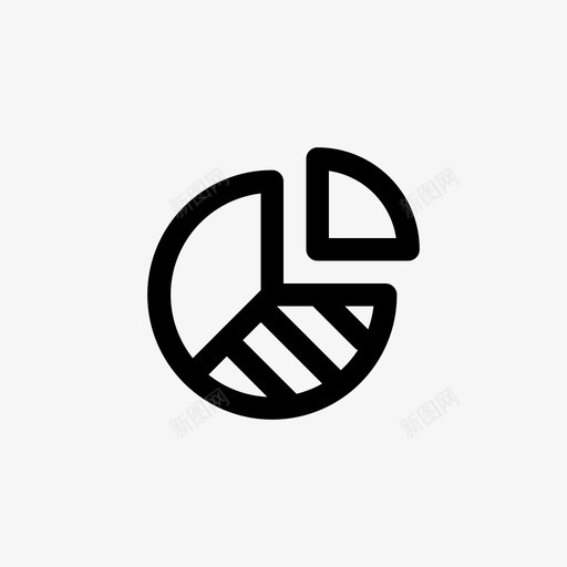 图形饼图像素完美线条图标svg_新图网 https://ixintu.com 像素完美线条 图形 饼图