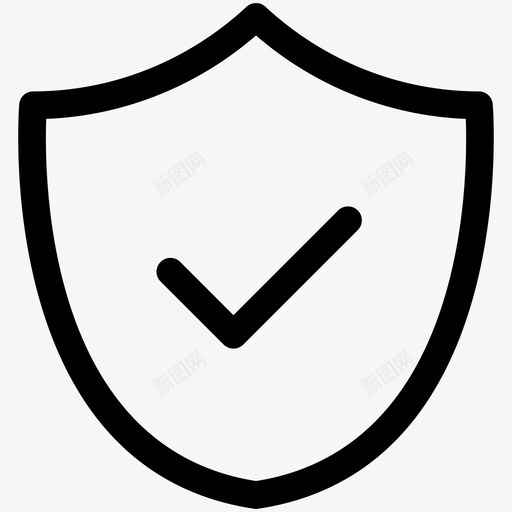 盾牌检查保护安全图标svg_新图网 https://ixintu.com 保安 保护 安全 盾牌检查