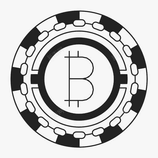 比特币加密货币数字图标svg_新图网 https://ixintu.com 加密货币 数字 数字货币 比特币