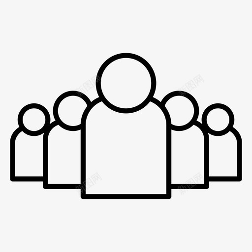 领导友谊团体图标svg_新图网 https://ixintu.com 伙伴 友谊 团体 团队 领导