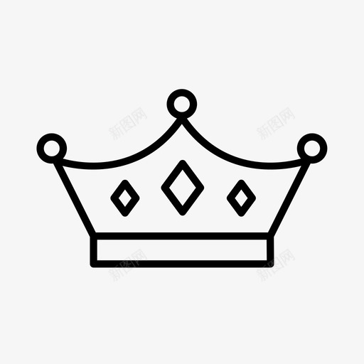 皇冠童话幻想图标svg_新图网 https://ixintu.com 公主 幻想 民俗 王后 皇冠 童话