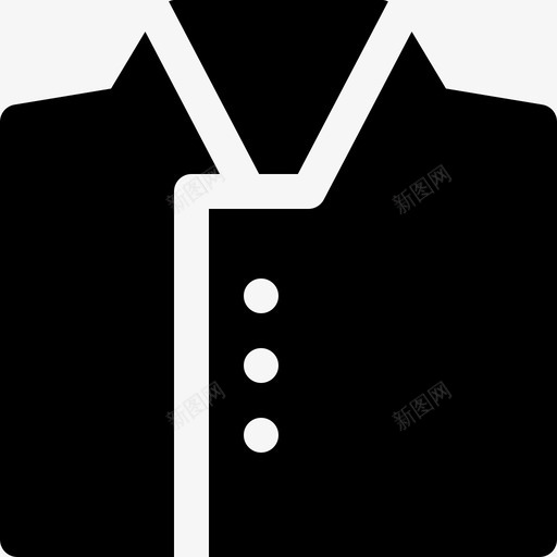 厨师制服服装员工图标svg_新图网 https://ixintu.com 厨师制服 员工 服装 食物