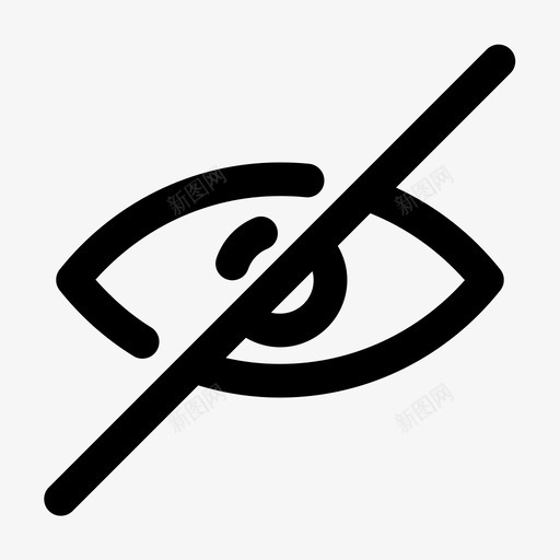 隐藏阻止不可见图标svg_新图网 https://ixintu.com 不可见 查看 阻止 隐藏