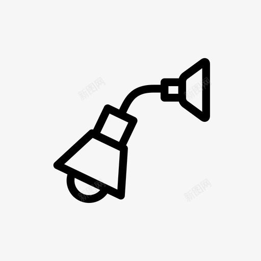 壁灯灯照明图标svg_新图网 https://ixintu.com 壁灯 灯 灯泡 照明