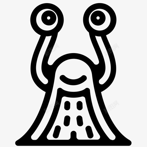 蜗牛脸腹足动物软体动物图标svg_新图网 https://ixintu.com 腹足动物 蜗牛脸 螺旋壳 软体动物