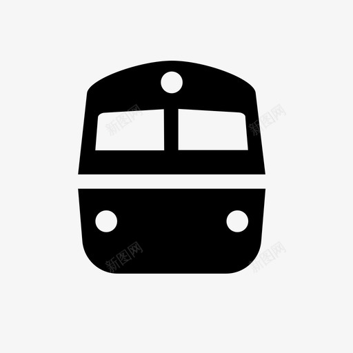 列车货车机车图标svg_新图网 https://ixintu.com 列车 机车 货车 运输正面图 铁路