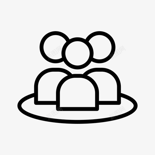 圈群社区环境图标svg_新图网 https://ixintu.com 人 圈群 搜索引擎优化 搜索引擎优化网络营销 环境 社区