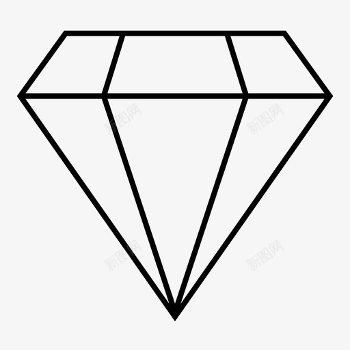 奢华钻石办公室图标svg_新图网 https://ixintu.com 办公室 奢华 钻石