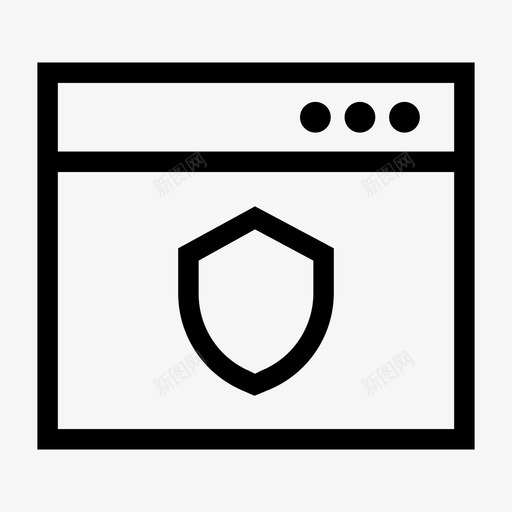 窗户安全图标svg_新图网 https://ixintu.com 安全 窗户