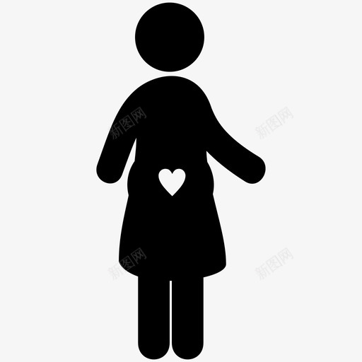 怀孕母亲妻子图标svg_新图网 https://ixintu.com 妻子 怀孕 母亲