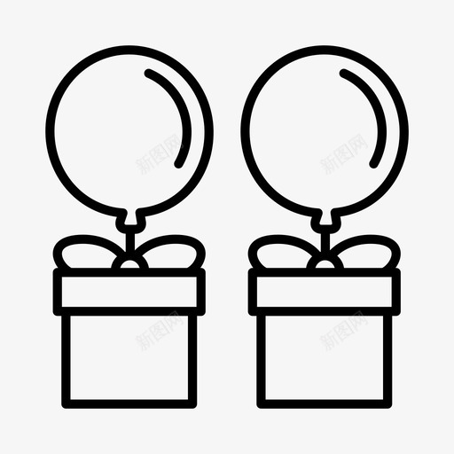 派对礼物生日生日派对图标svg_新图网 https://ixintu.com 婚礼 庆祝 派对礼物 生日 生日派对