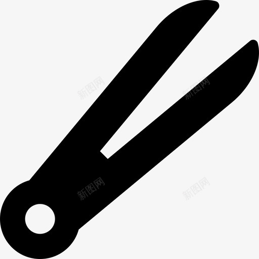 烫发棒漂亮图标svg_新图网 https://ixintu.com 漂亮 烫发棒
