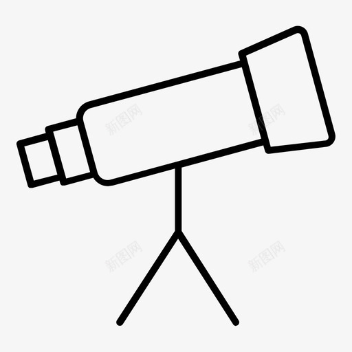 找到望远镜图标svg_新图网 https://ixintu.com 找到望远镜