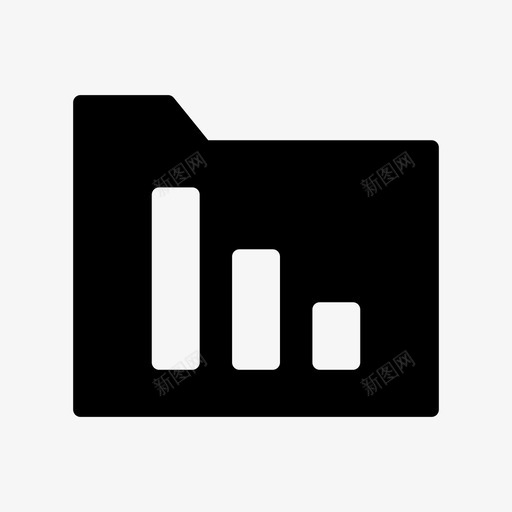 文件夹图表开发图标svg_新图网 https://ixintu.com 业务字形第11卷 图表 开发 文件 文件夹