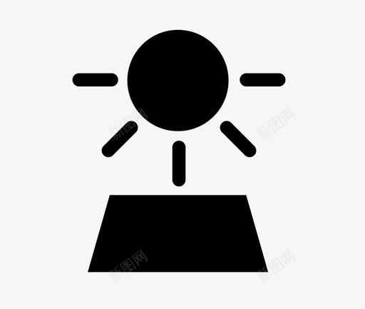 太阳能发电厂太阳能生态和绿色能源图标svg_新图网 https://ixintu.com 太阳能 太阳能发电厂 生态和绿色能源