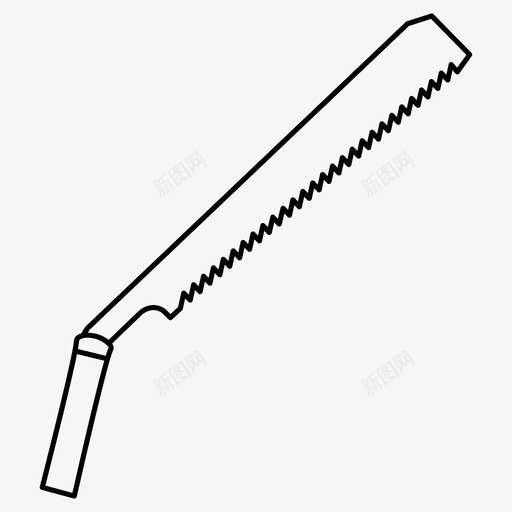 采购产品木工锯木工锯工具图标svg_新图网 https://ixintu.com 工具 日本 日本园林工具 木工锯 盆景 花园 采购产品木工锯