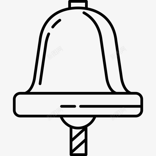 船钟航海图标超薄svg_新图网 https://ixintu.com 航海图标 船钟 超薄