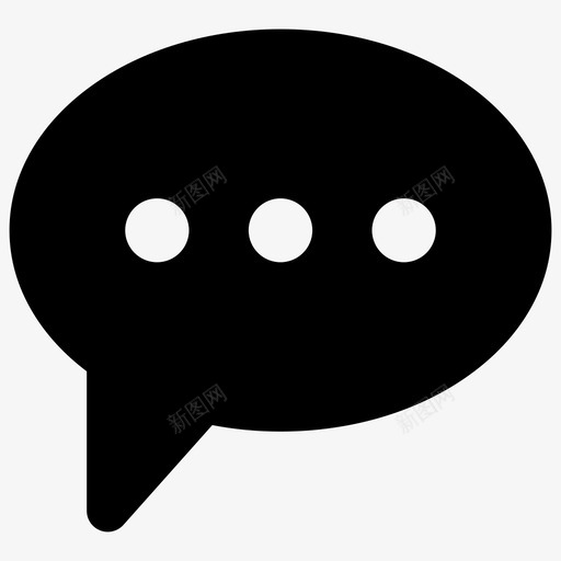 聊天对话互联网图标svg_新图网 https://ixintu.com 互联网 对话 搜索引擎优化 网络 网络和搜索引擎优化 聊天