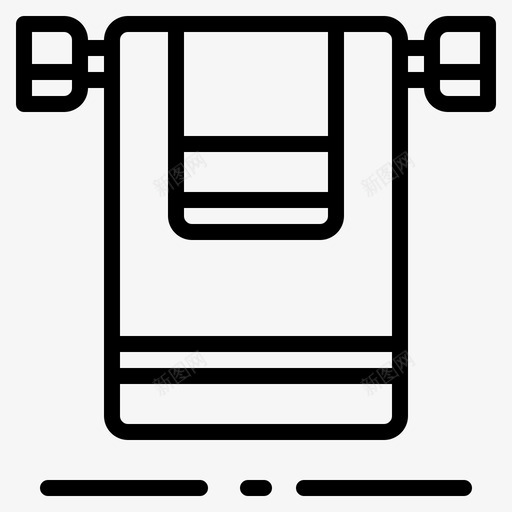 毛巾清洁酒店图标svg_新图网 https://ixintu.com 卫生 堆栈 毛巾 清洁 酒店 酒店服务