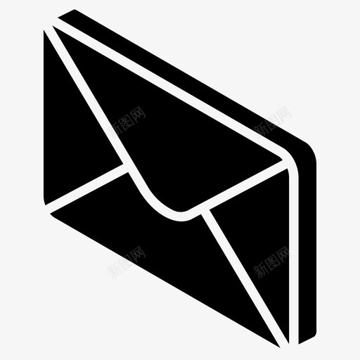 信封iso信函图标svg_新图网 https://ixintu.com iso 信函 信封 邮件 邮件iso实心 邮寄