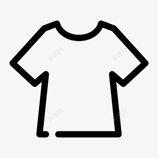 服装短袖t恤t恤图标svg_新图网 https://ixintu.com t恤 服装 短袖t恤 随机