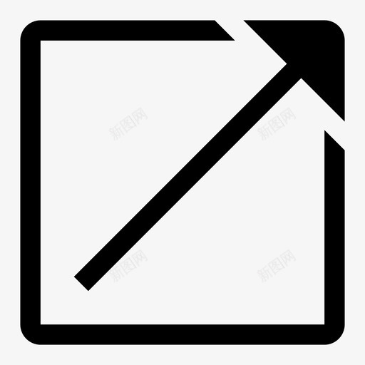 扩展扩大增加图标svg_新图网 https://ixintu.com 增加 扩大 扩展 最大化 用户界面