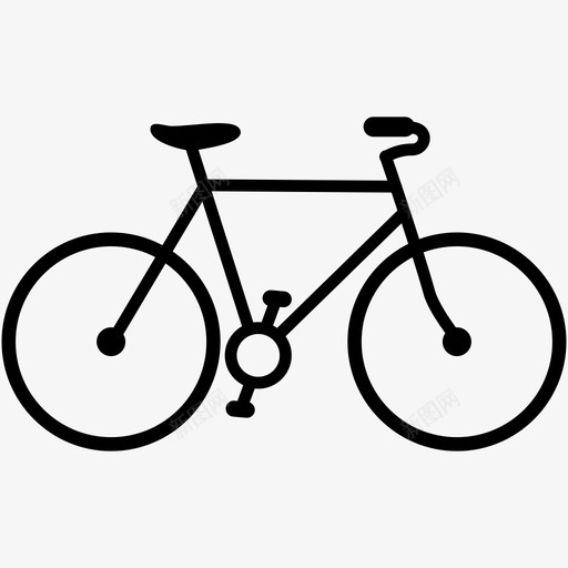 自行车通勤交通图标svg_新图网 https://ixintu.com 交通 自行车 车辆 通勤