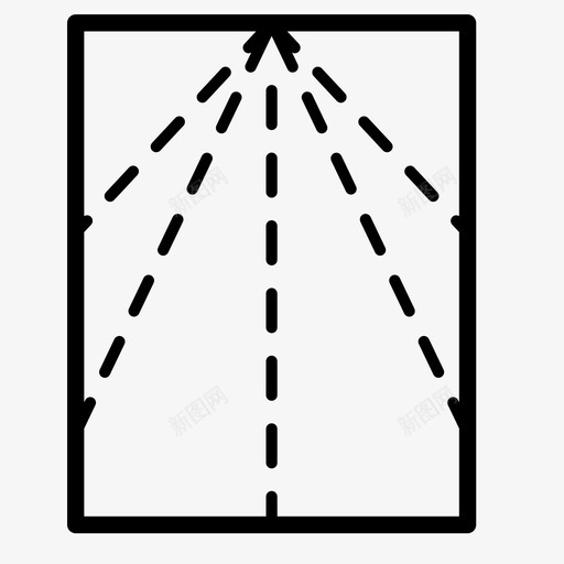 折叠折纸纸图标svg_新图网 https://ixintu.com 折叠 折纸 纸 飞机