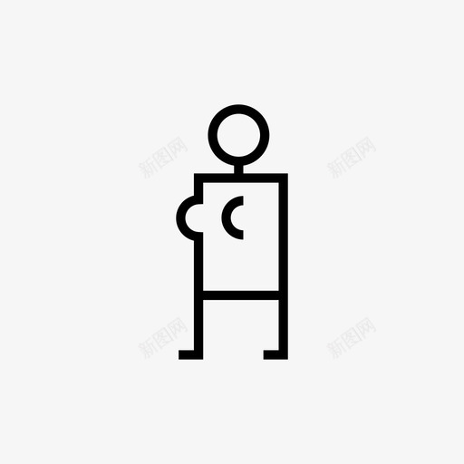 人厕所女人图标svg_新图网 https://ixintu.com 人 厕所 女人
