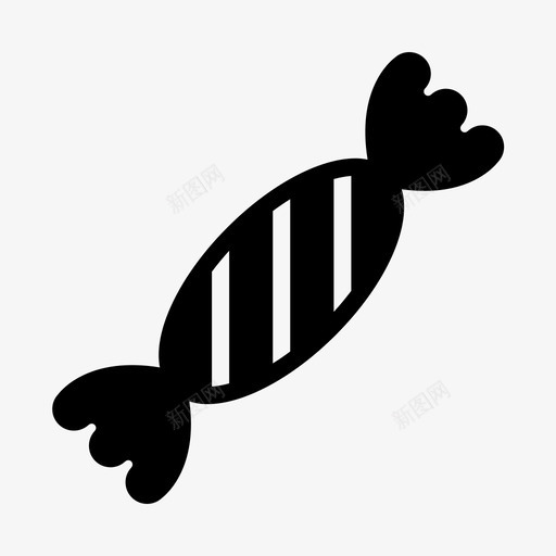 糖果糖甜食图标svg_新图网 https://ixintu.com 甜食 糖 糖果 食品脂肪字形