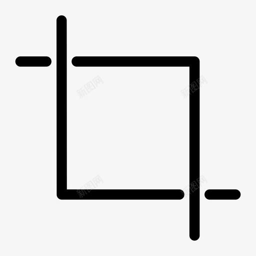 裁剪裁剪工具剪切工具图标svg_新图网 https://ixintu.com 剪切工具 图像裁剪 图片编辑 编辑 裁剪 裁剪工具
