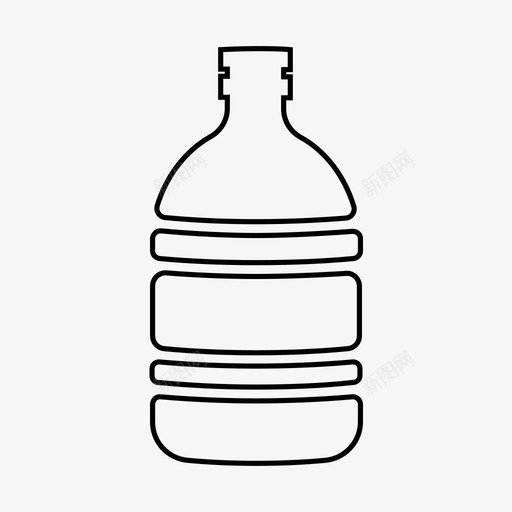 加仑瓶饮料家居用品图标svg_新图网 https://ixintu.com 加仑瓶 厨房 家居用品 水 饮料