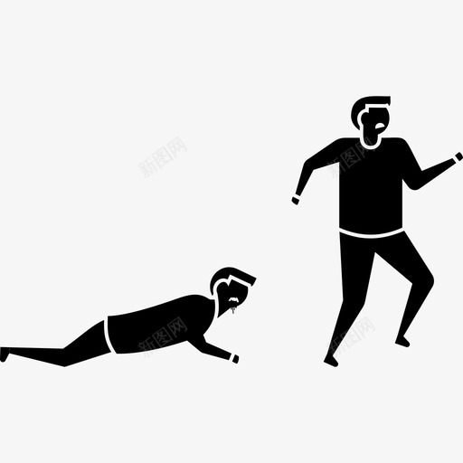 僵尸攻击尸体死人图标svg_新图网 https://ixintu.com 人物插图 僵尸攻击 尸体 死亡 死人