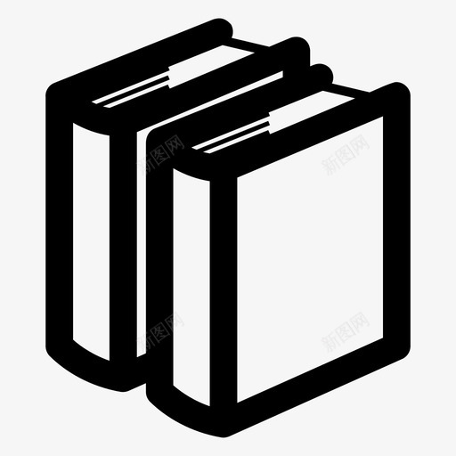 书籍封面书教育图标svg_新图网 https://ixintu.com 书籍 学习 学校 封面书 教科书 教育