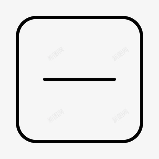 减号按钮数码图标svg_新图网 https://ixintu.com 减号 按钮 收缩 数码 电子商务 网站