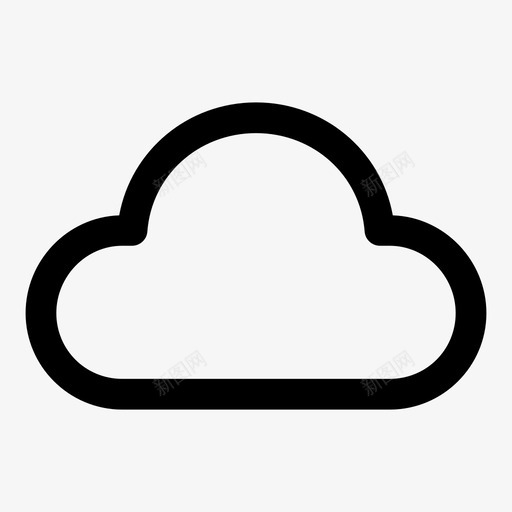 云蛋糕saas图标svg_新图网 https://ixintu.com essentialbold saas 云 服务 服务器 蛋糕