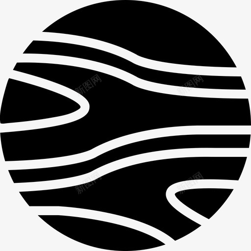 金星探索美国航天局图标svg_新图网 https://ixintu.com 太空 宇宙 探索 普雷提康斯太空固体 火箭 美国航天局 金星