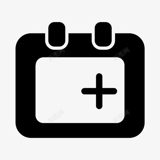 日历医院预约医疗预约图标svg_新图网 https://ixintu.com 体检 健康1 医疗预约 医院预约 日历