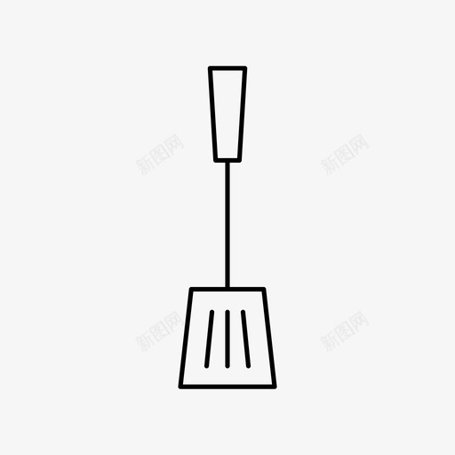 抹刀厨房用具厨房用具系列图标svg_新图网 https://ixintu.com 厨房用具 厨房用具系列 抹刀