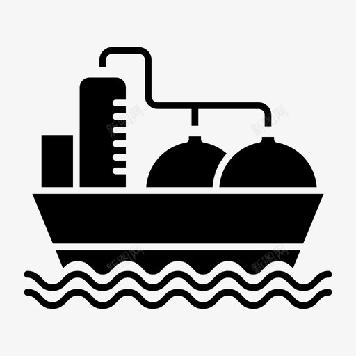 油轮能源石油图标svg_新图网 https://ixintu.com 油轮 石油 石油工业铭文 能源