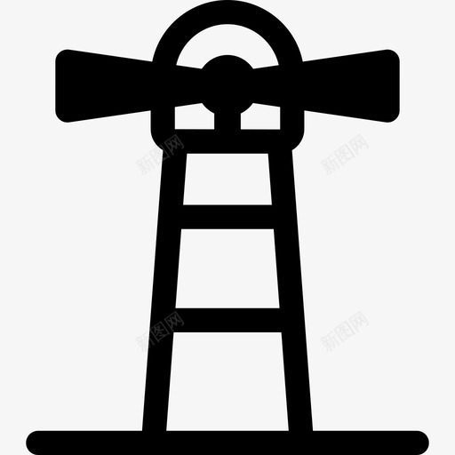 乡村风车建筑我的城市图标svg_新图网 https://ixintu.com 乡村风车 建筑 我的城市