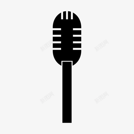 麦克风噪音录音机图标svg_新图网 https://ixintu.com 噪音 声音 录音 录音机 麦克风 麦克风歌手