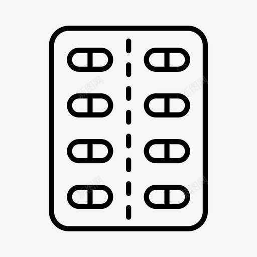 处方药止痛药药物图标svg_新图网 https://ixintu.com 处方药 止痛药 药片 药物
