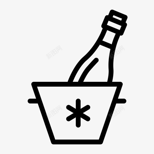 白葡萄酒冰桶冷饮饮料图标svg_新图网 https://ixintu.com 冰桶 冷饮 白葡萄酒冰桶 白酒 饮料 饮料丽宝提纲