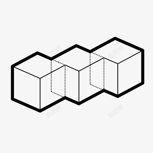 面部连接建筑概念图标svg_新图网 https://ixintu.com 建筑 概念 正面 设计 设计概念 面部连接