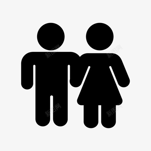 兄弟姐妹男孩孩子图标svg_新图网 https://ixintu.com 人 兄弟姐妹 女孩 孩子 牵手 男孩